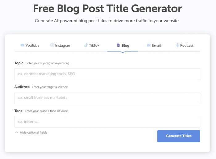 Creating Engaging Blog Titles