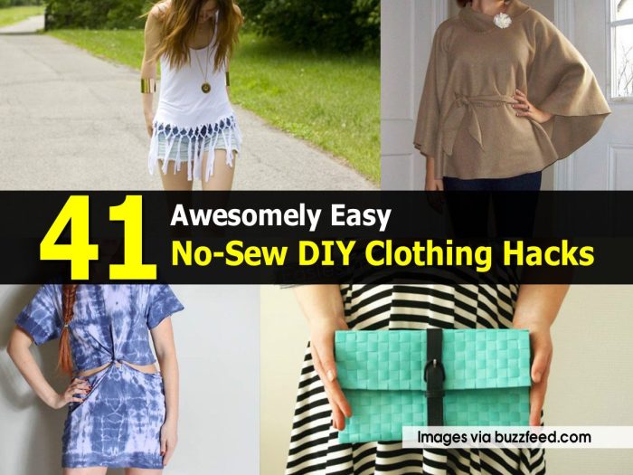 DIY clothing hacks